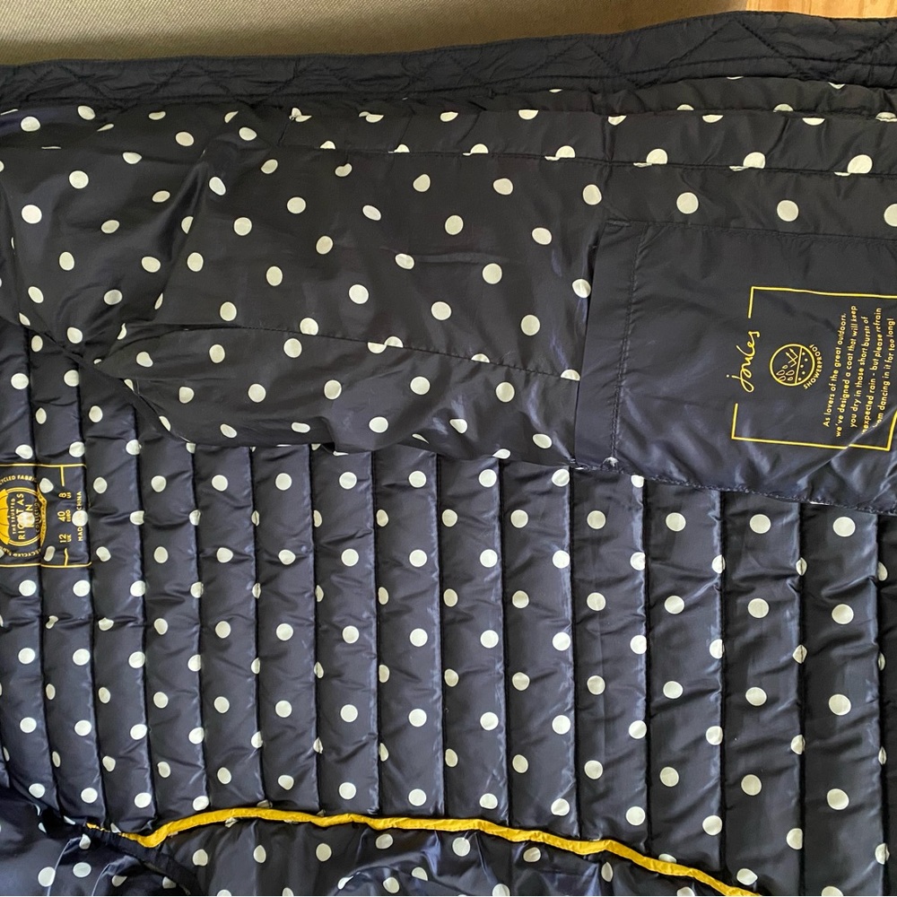 Joules Navy puffer vest. Like new.
